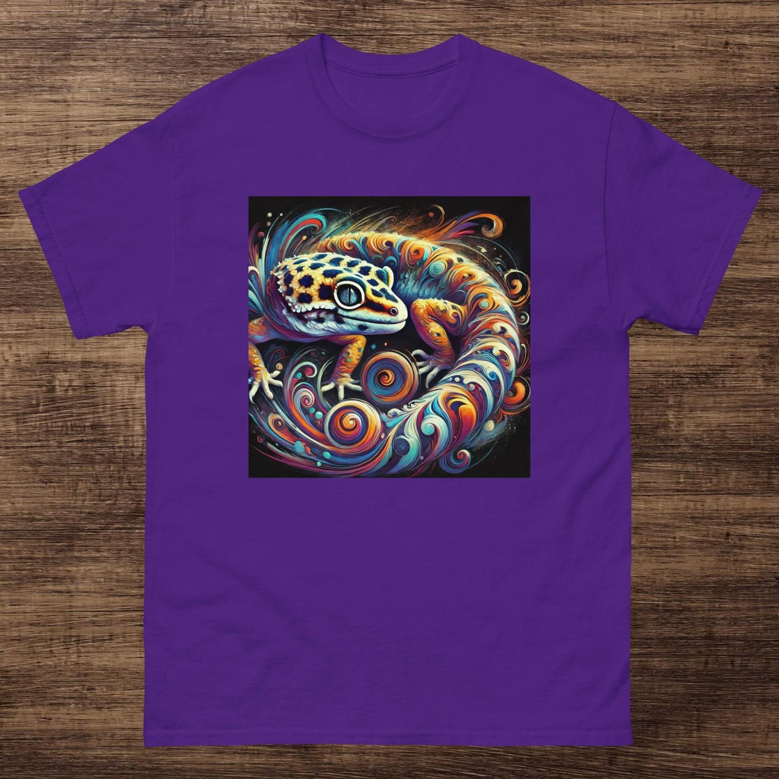 Abstract Leopard Gecko Shirt Nebula - Pet T Shirt - Unique 479 S разноцветный