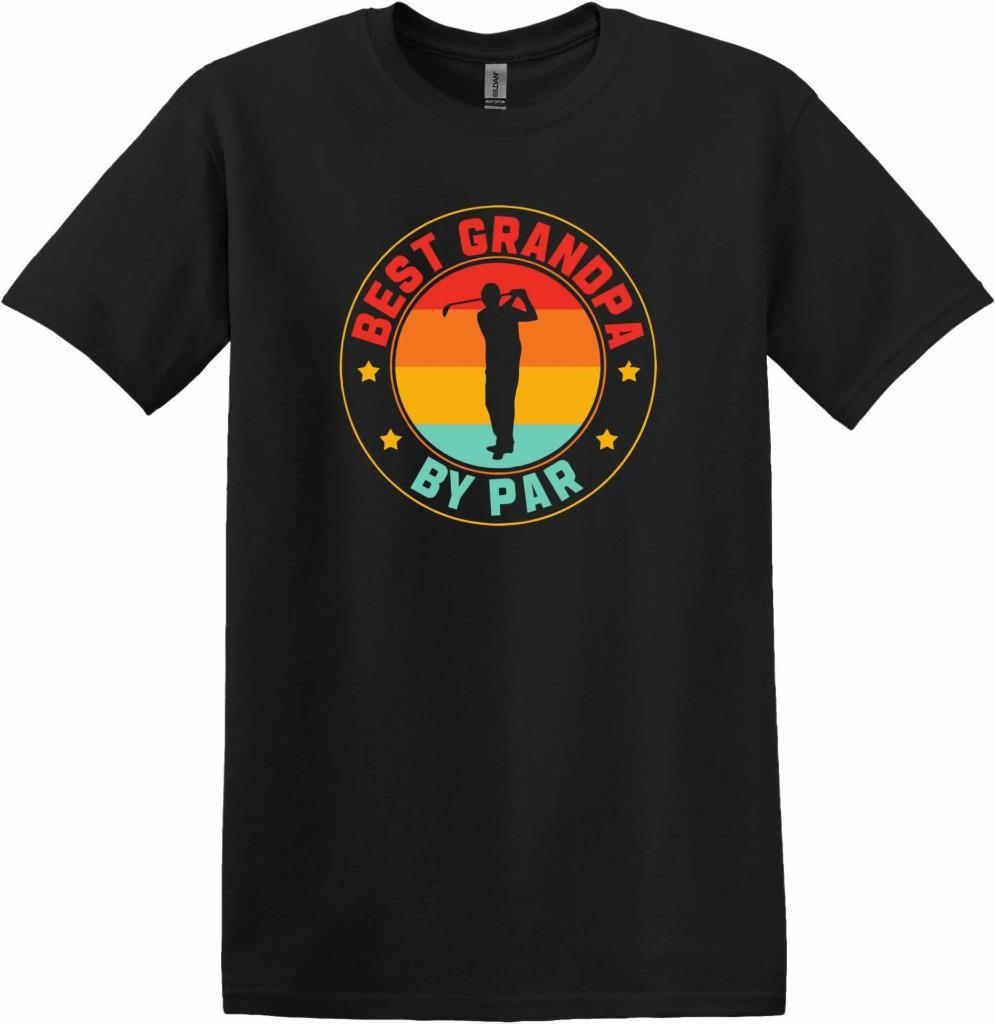 Best Grandpa By Par Golf Lover T-Shirt L