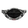 Jordan Zipper Closure Adjustable Urban Pattern Waist Bag Men waist bag Black White II7299-011