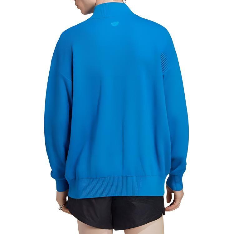adidas Sweaters Men's Blue Half Turtleneck Moderate A Line IA2499