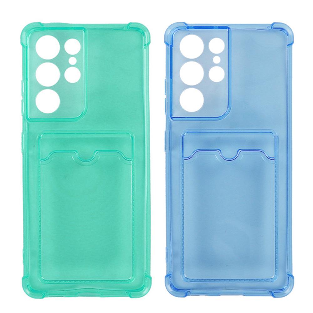 Card Slot Bag Holder Case For Samsung Galaxy S22 Ultra S21 Fe S20 S10 Plus Note 20 10 A72 A52 A42 A32 A22 A12 A13 A33 A53 Cover