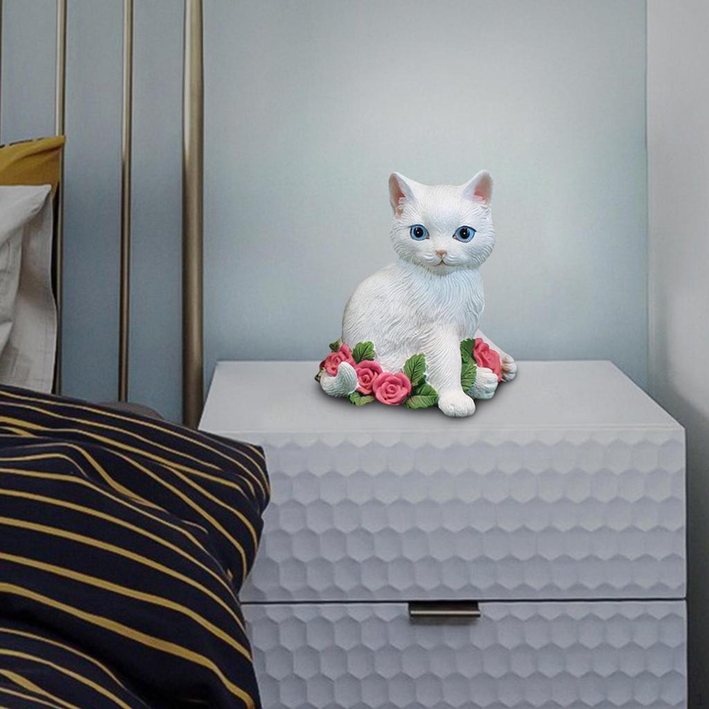 Figurine Animal Statue Micro Landscape Sculpture Resin Collection for and home Desktop Bedroom
