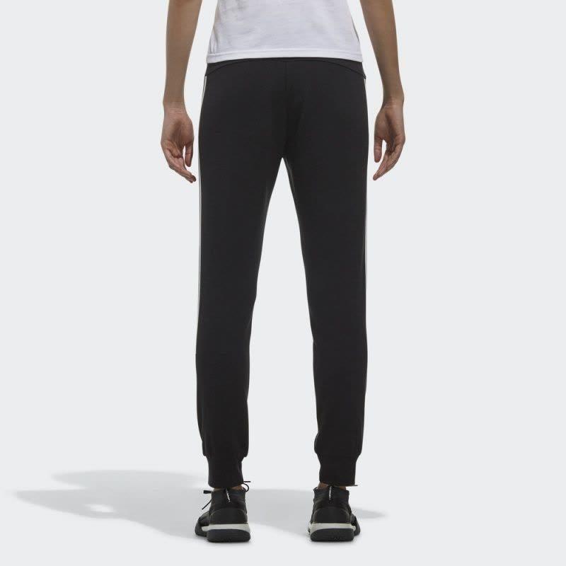 adidas Seria Lifestyle Casual PT FT CH Sznurowane do kostki Jednokolorowe Wygodne Dzianinowe Spodnie Sportowe Spodnie Damskie Czarne CX5174
