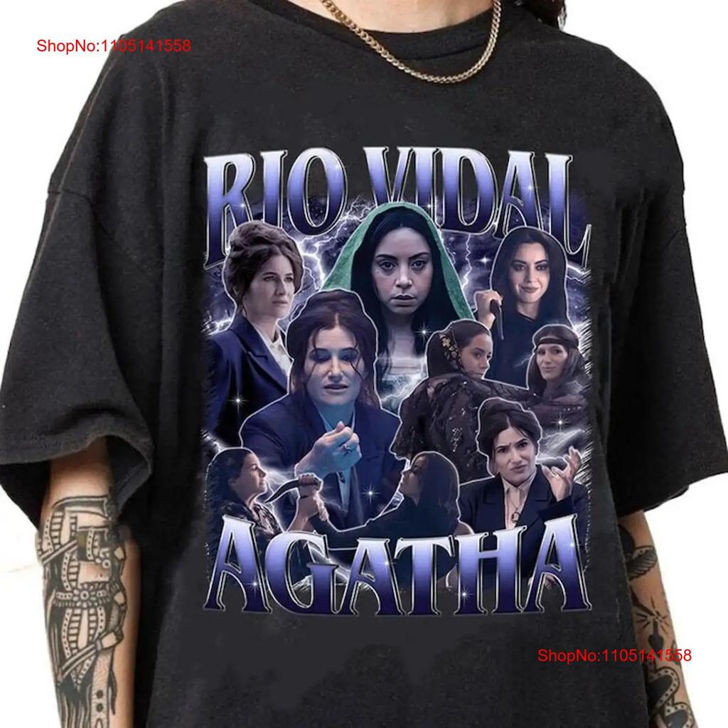 Wandavision Agathar All Along T Shirt Agatha Harkness Kathryn Hahn Vintage Graphic Homme Breathable Casual