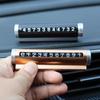 Metal Car Temporary Parking Card Rotate Phone Number Plate Aluminum Stickers Park Stop In Car-styling Auto Accessories