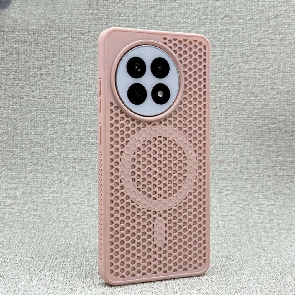 Honeycomb Holes For Magsafe Case for OnePlus 13 12 A5 Pro Cooling Magnetic Wireless Charging Shockproof Matte Hard PC Cover