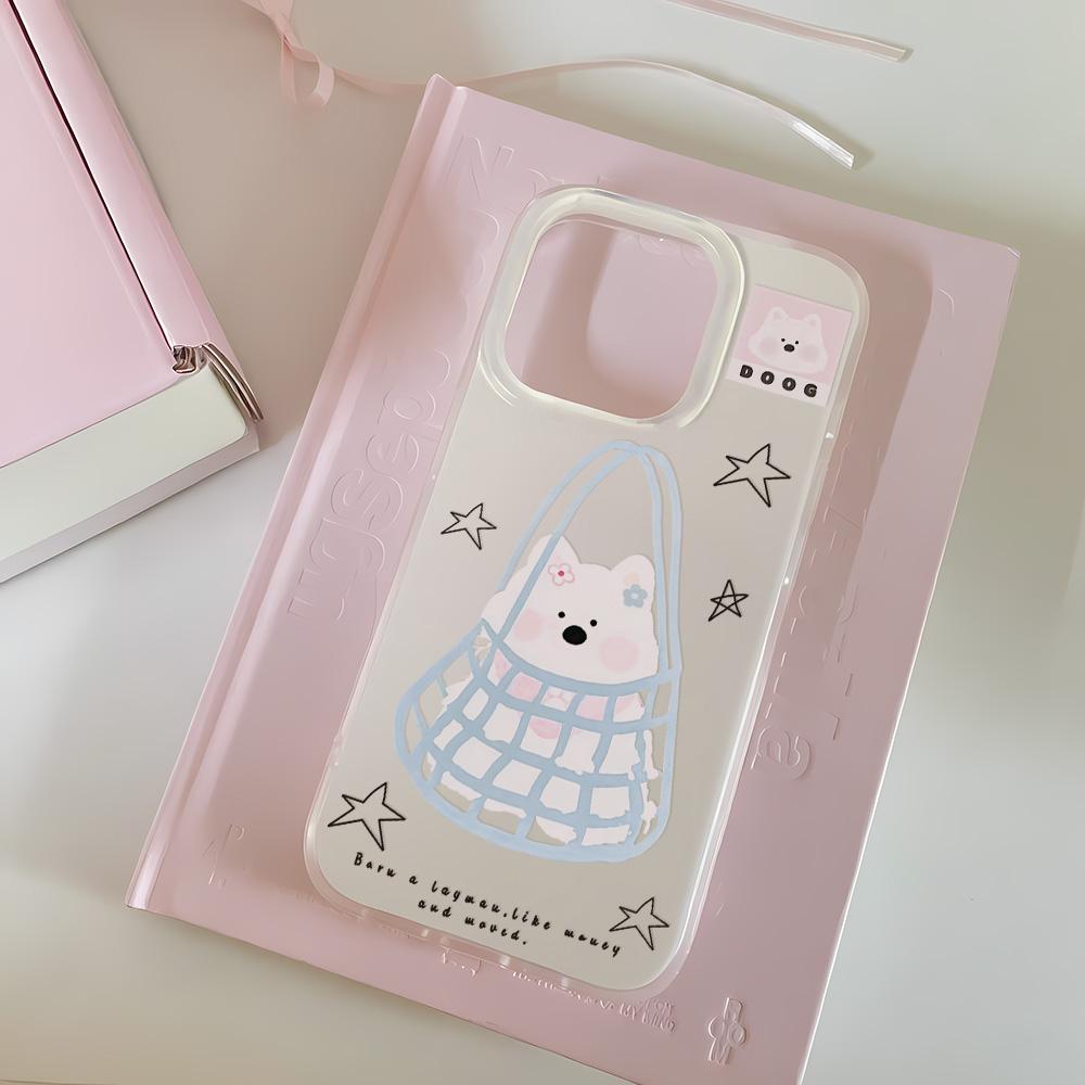 Painted Phone Case for iPhone 12 13 15 16 iPhone 16 12 13 14 15 Pro  14 15 16 Pro Max Coverage Shockproof Anti-Fingerprint Fresh Style Protective Case