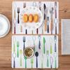 2/4PCS Placemats PVC Table Mat Kids Tableware Cartoon Dining Table Disc Pads Coasters Napperon Plate Bar Tapete De Lugar 40*28cm