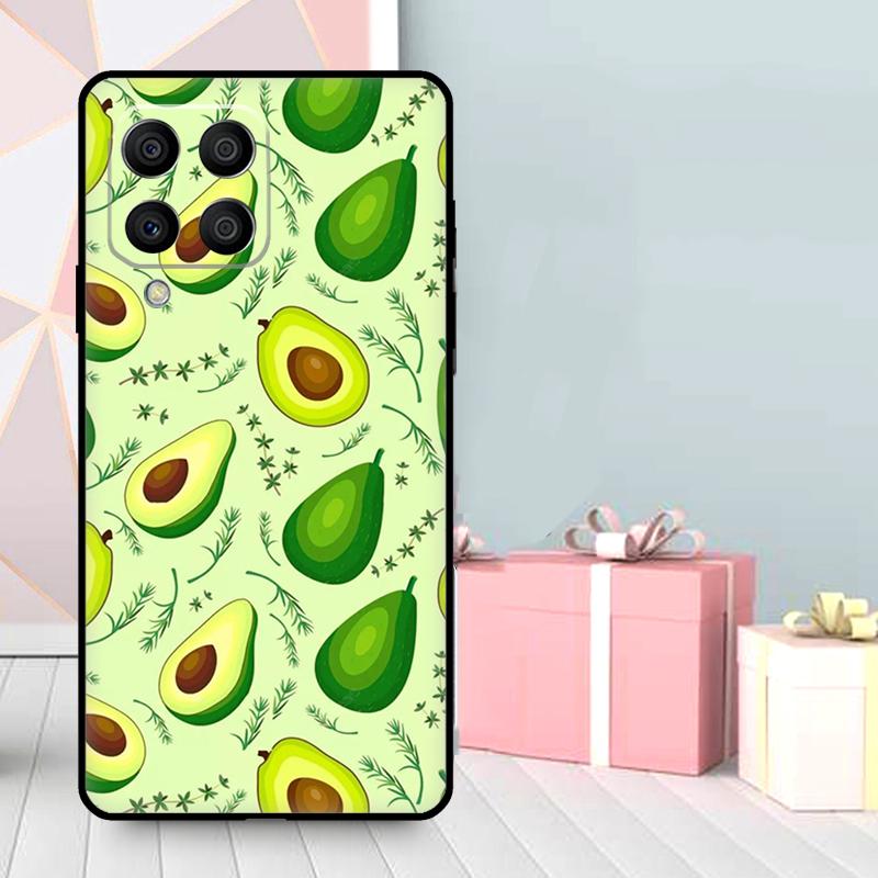 Avocado Pattern Case For Samsung Galaxy M06 M11 M31 M14 M34 M54 M12 M32 M52 M15 M13 M16 M36 M56 M53 M35 M55