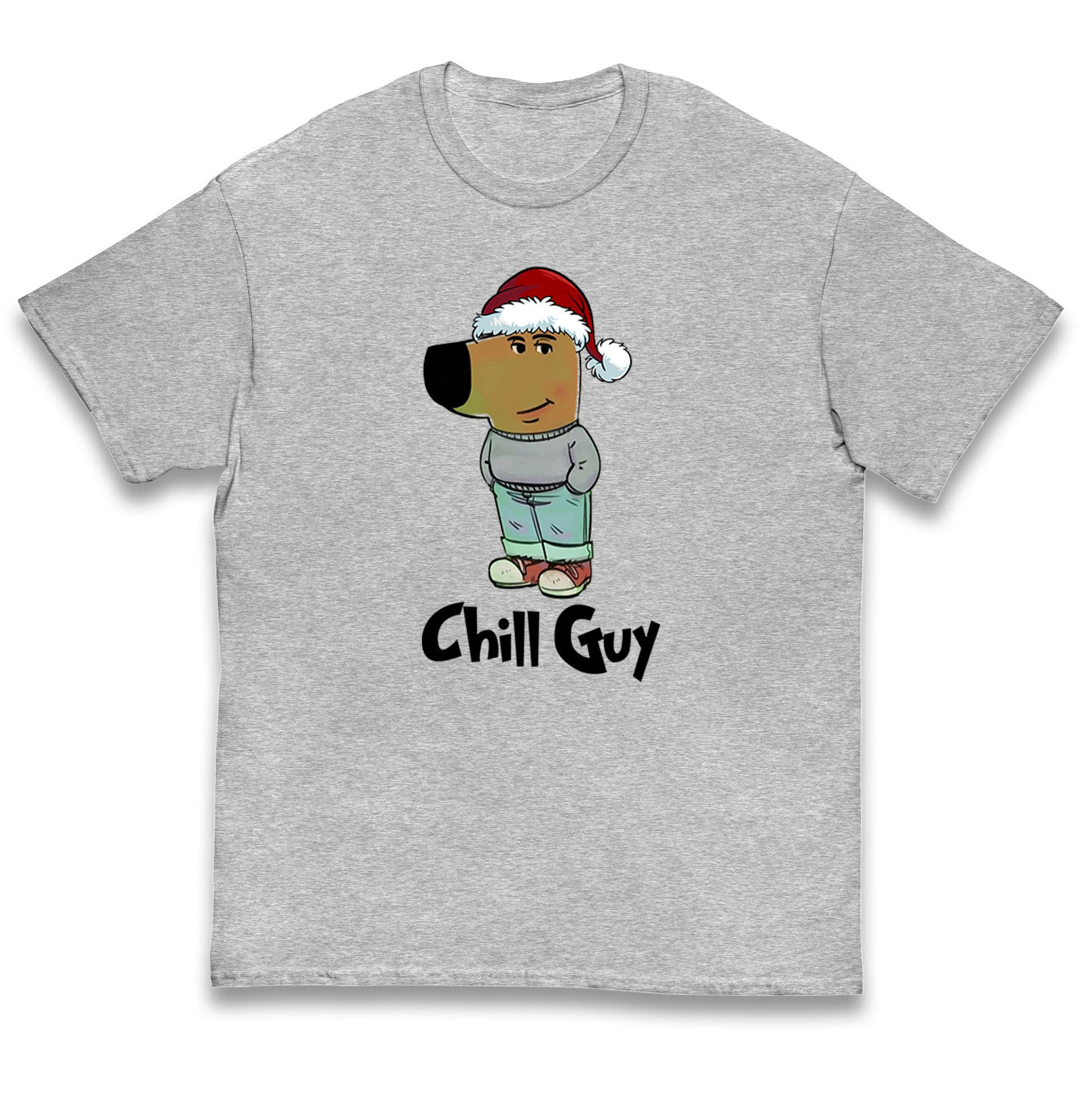 Chill Guy Christmas kids T Shirt 100