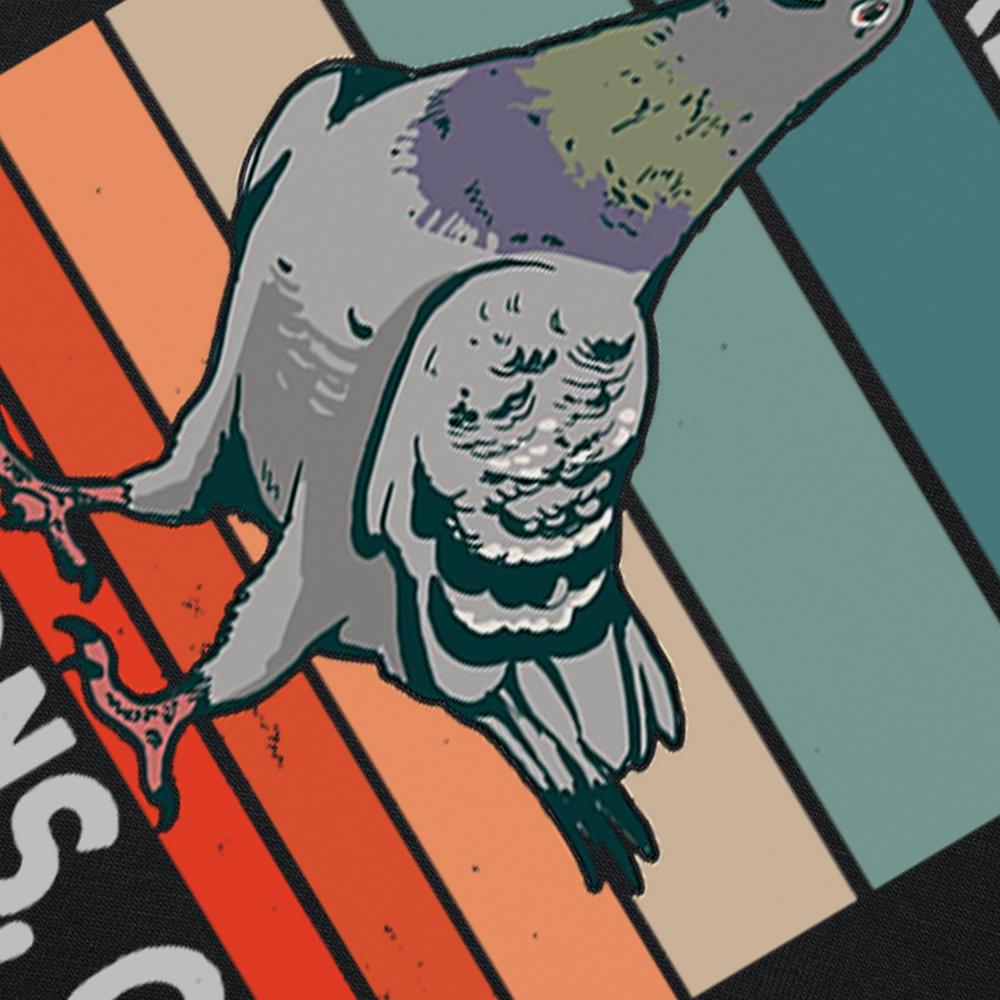 Unisex Naprawdę Lubię Gołębie Ok Zabawna Koszulka z Ptakiem T-shirt Top z Okrągłym Dekoltem Krótki Rękaw Modny T-shirt Odzież Codzienne Podstawowe T-shirty