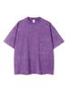 European & American 230g Distressed Loose T-Shirt, Drop Shoulder, High Street Trend, Short Sleeve.