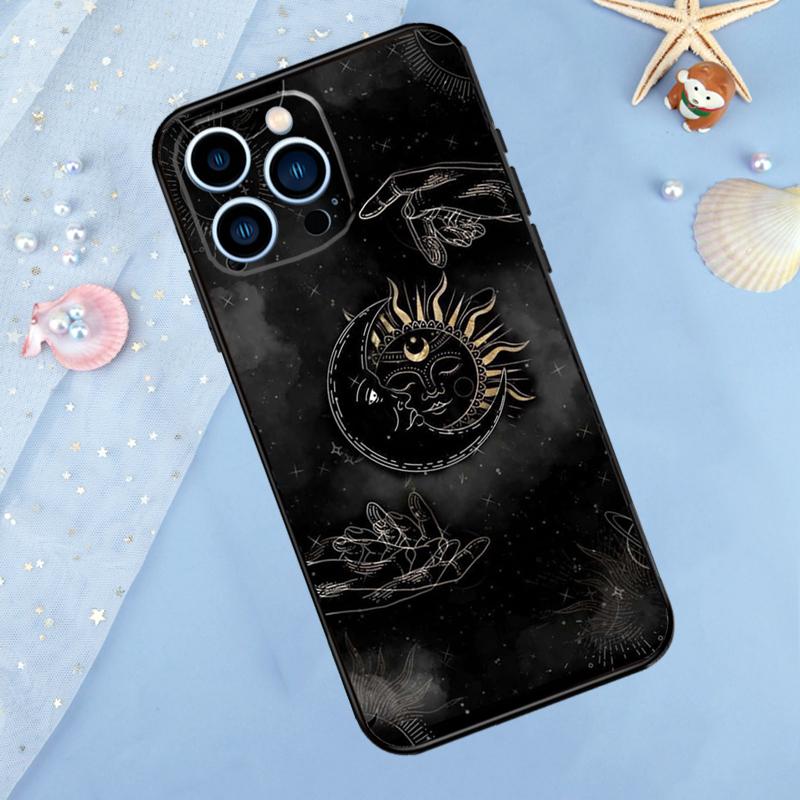 Sun and Moon Case For iPhone 17 Pro Max16 15 14 13 11 12 Pro Max Plus 12 13 Mini 16e 17 Air Back Cover