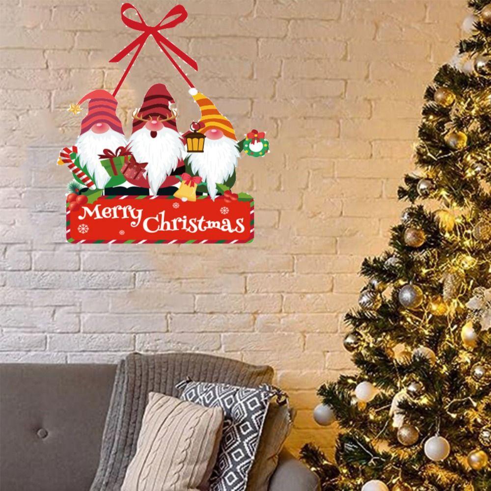 5pcs Creative Door Hanging Exquisite Door Pendant Christmas Door Frame Decoration  Festive