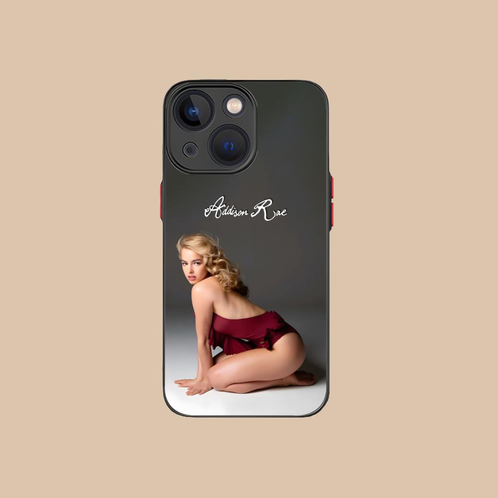 Addison Rae Mobile Phone Case for iPhone 17 16 15 14 13 12 11 X XR XS 8 7 Air Pro Max Plus Mini Colorful Silicone Cover Cover