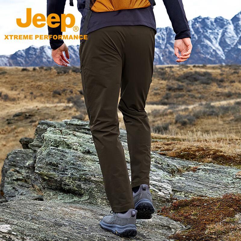 Jeep Men's Breathable Windproof Waterproof Outdoor Cargo Pants