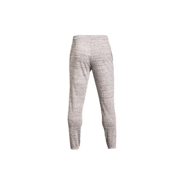 Under Armour Fitted Knit Sports Pants With Elastic Waistband Men Bottoms Gray 1361754-112