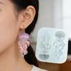 Flexible Nails Mould Jellyfish Shape Nails Art Template Molds Silicone Texture Suitable for Beauticians and Art Learners