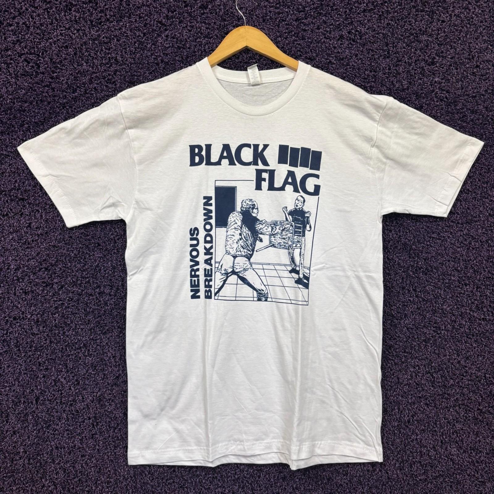 Black Flag Nervous Breakdown Album Hardcore Punk T-Shirt L XXXXL