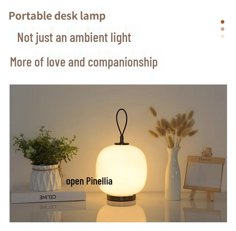 Dänemark VL45 Tragbare kabellose Lade-Tischlampe für Wohnzimmer, Schlafzimmer, Esszimmer und Nachttisch-Atmosphäre.