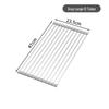 Black Stainless Steel Foldable Drain Rack for Kitchen Sink