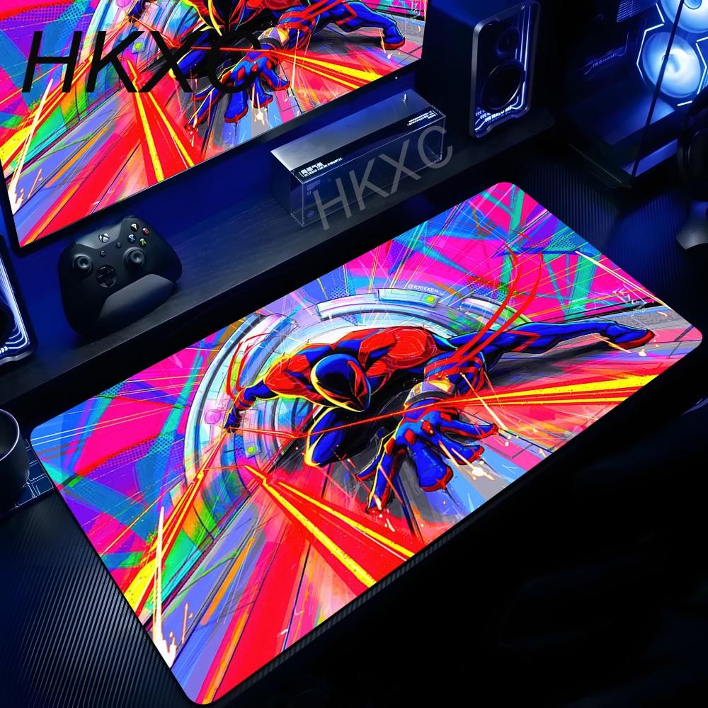 Spider Man Mouse Pad XXL Anime HD Rubber Keyboard Mousepad Suitable For Office Desk Laptops Gaming Accessories Non Slip