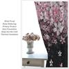Watercolor Pink Art Butterflies Curtains for Living Room   Abstract Aesthetic Spring Nature Cherry Blossoms Rod Pocket Thermal In