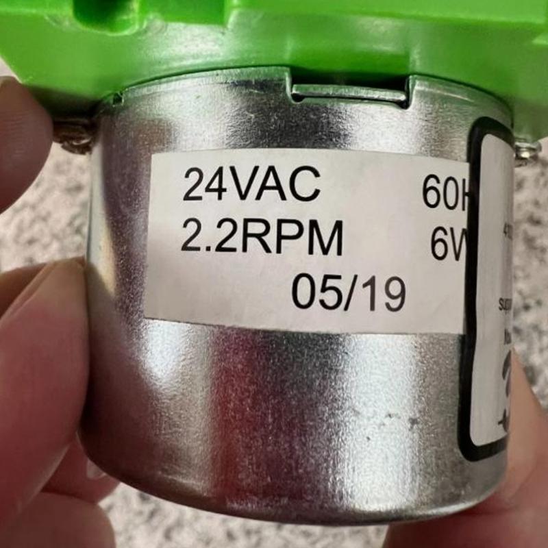 Rectangular Damper Motor Control Structure Motor for Quadrilateral Air Manager 24v Power 50 60hz with 150000 Test Cycles