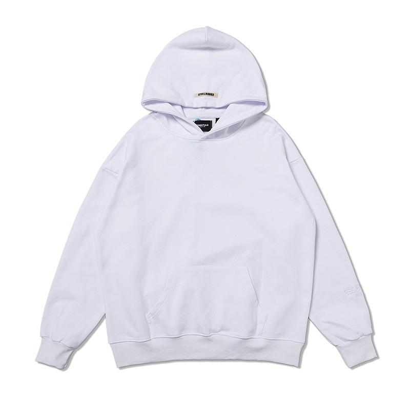 Giacca con cappuccio riflettente unisex FOG Essentials - Felpa sottile in spugna con doppia cucitura