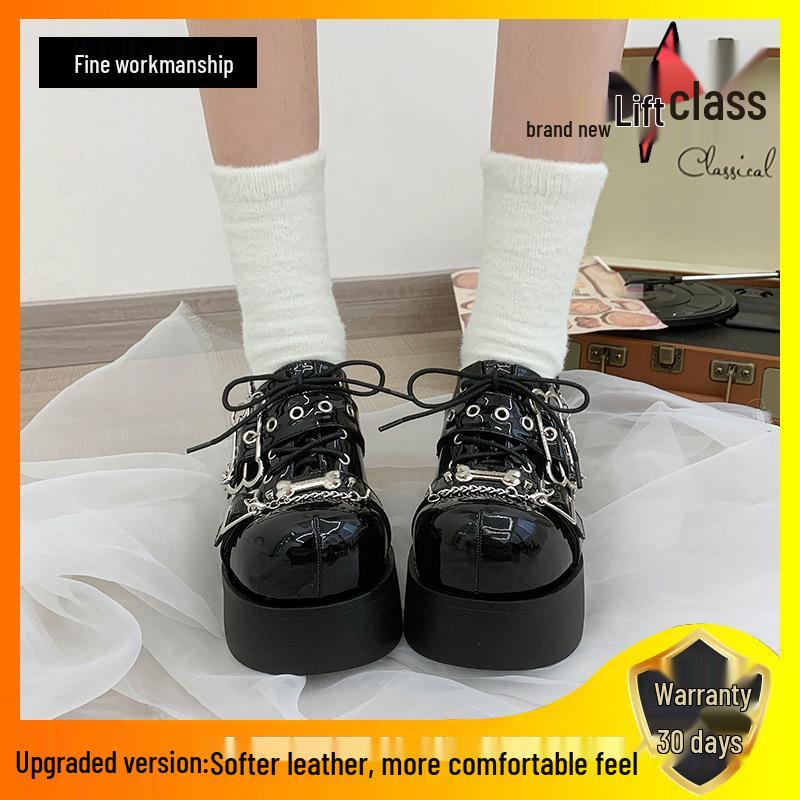 Женские черные туфли Мэри Джейн - Коллекция Весна 2025 Универсальные туфли на платформе в британском стиле с круглым носком Size 40 3770₽