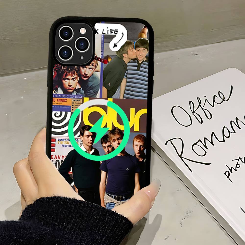 

Rock Band B-Blur Magnetic Case For IPhone 17 16 14 13 12 11 15 Pro Max Plus Wireless Charge Phone Cover iPhone 16 pro