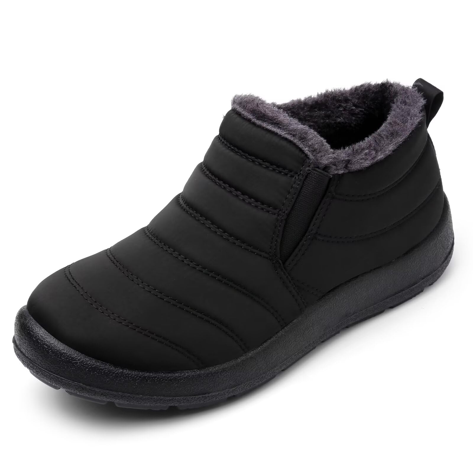 

Снег Теплый Снег Зима Легко надевать и снимать Холодная погода Снег Хлопок Зима Флис Размеры [kamafy] Женские Ботинки, Обувь, Водонепроницаемые, Нескользящие Ботинки,