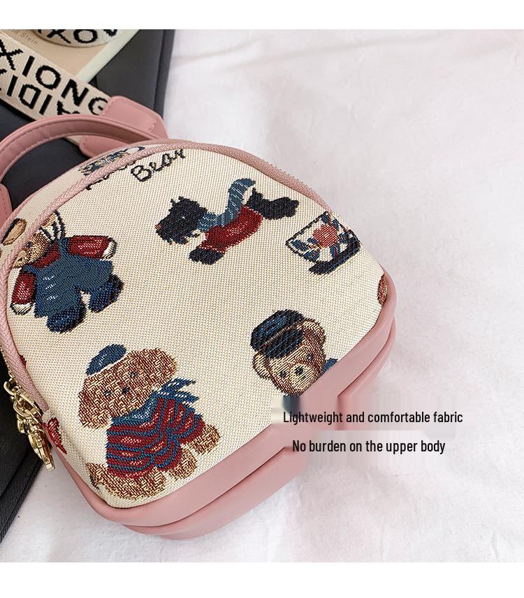 2025 Hello Kitty Women's Cartoon Bear Shoulder Crossbody Phone Bag - Cute, Fashionable, Versatile