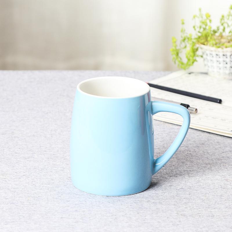 Simple Creative Color Ceramic Mug Breakfast Milk Office Tea Cup
