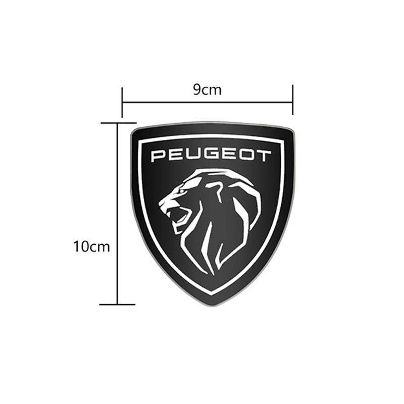 Stainless Steel Car Front Sticker Rear Badge Steering h Wheel Cover Lion Logo for Peugeot 308 3008 2008 306 307 408 407 5008 508
