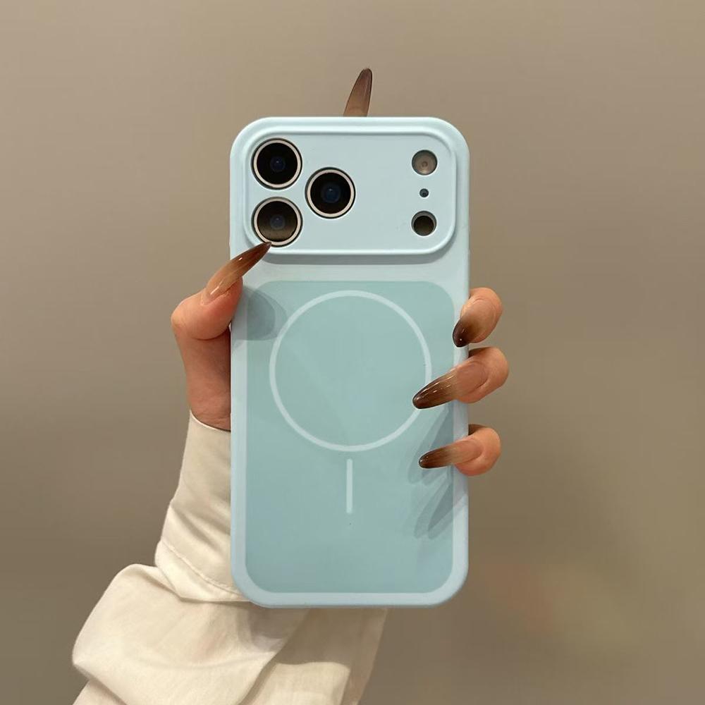 Original Liquid Silicone Pure Color Phone Case For iPhone 17 Pro Max 17Pro 17 Air For Magsafe Magnetic Wireless Charging Cover