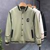 Spring Autumn Slim Fit Outwear Male Hip Hop Bomber Jacket Men Baseball Jackets Button Stand Collar Coats Casual Streetwear