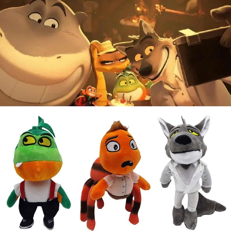 Bad The Guys Plush Toy Chameleon Snake Wolf Tarantula Piranha Pillows Stuffed