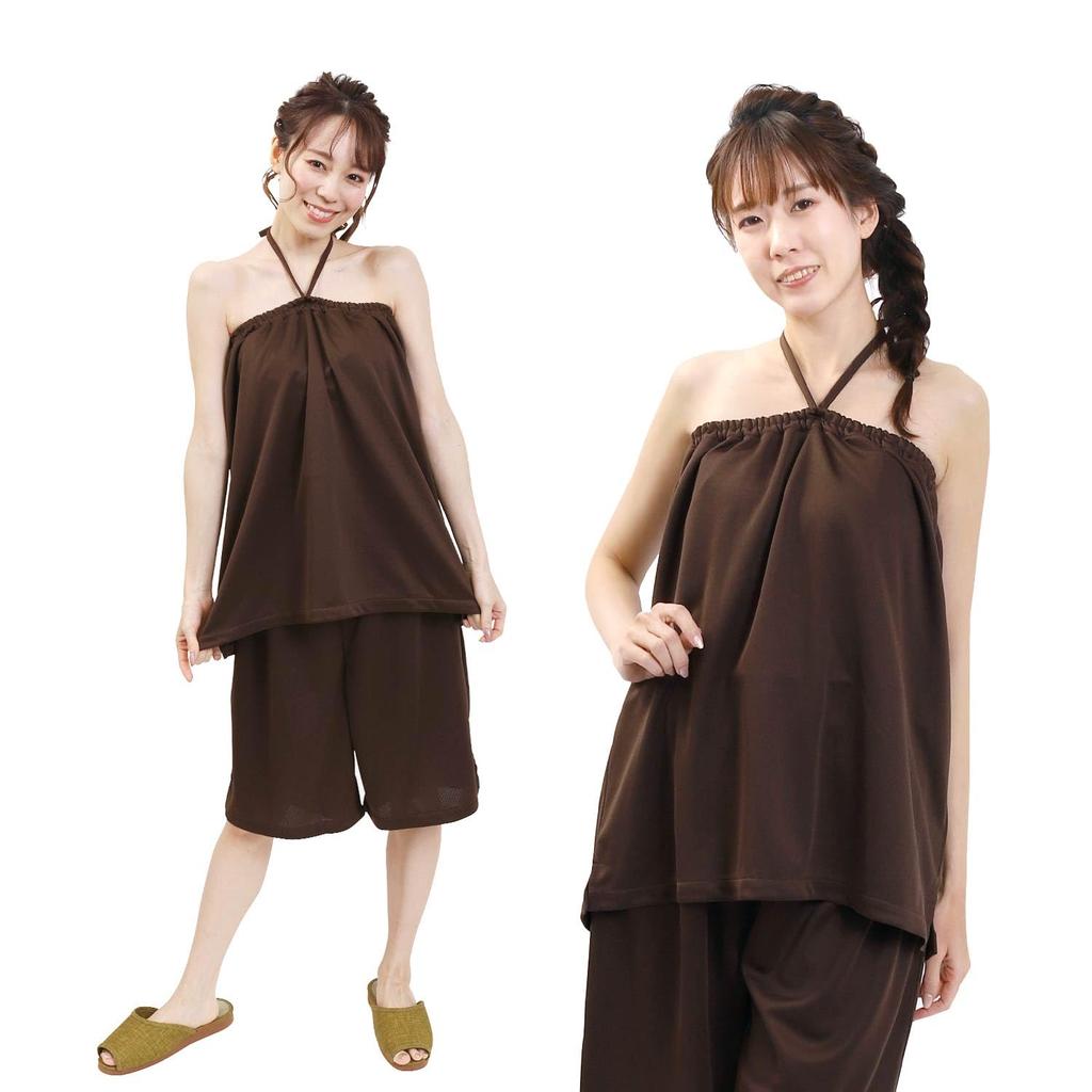 Ookini Fuuka Bathing Suit and Shorts Dry One Size Fits Suitable for Hotels and Commercial Use Women's Set, Mesh, Quick-Drying, Linen-Compatible, Most,