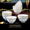 Jingdezhen Premium Ceramic Rice Bowl Set