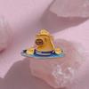 Capybara Delightful Cartoon Brooch With Bright Yellow Duck For Personalized Flair