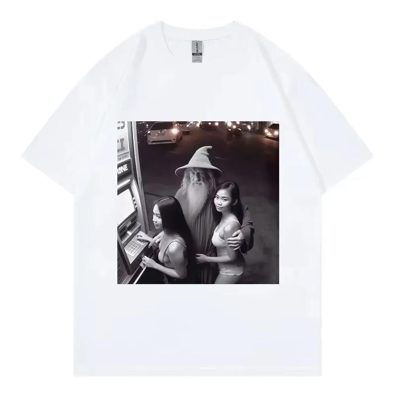 

2025 New Essential Cotton Unisex T-Shirt Fashion Printing Soft Breathable Crew Neck Fashion Men s and Women s T-Shirts OnePiece M