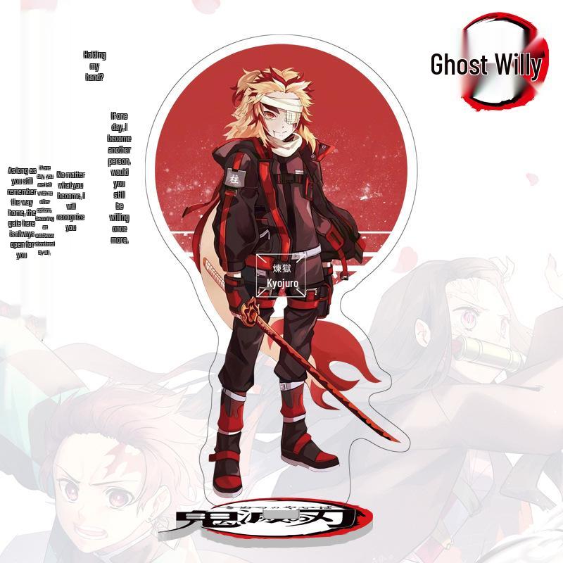 

Клинок, рассекающий демонов 40-1 Большой акриловый стенд: Коллекционная фигурка Тандзиро и Нэдзуко 16cm HD Double-sided