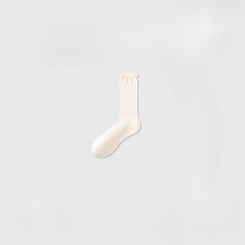 Dopamine Pile Pile Socks for Women, Summer Thin, Long, Antibacterial, Breathable, Cool, Ballet-style Modal Long Socks