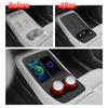 Smabee for Xpeng P7+ 2024-2026 Car 2 In1 Wireless Charging Pad Center Console Cup Hold Silicone Anti-slip Mat Accessories Black
