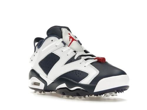 Air Jordan 6 Retro Golf Low Olympic - DV1376-101