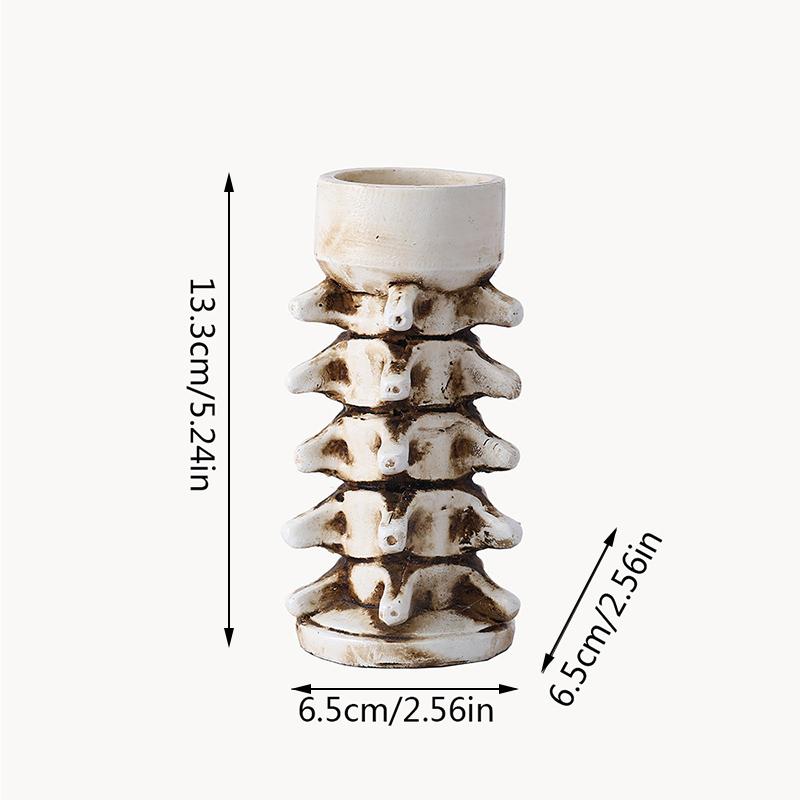 

Антикварный подсвечник с позвоночником, подсвечник с когтями из смолы, подсвечник с черепом и сидящим подсвечником