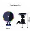 RGB Magnetic Wireless Car Charger & Phone Holder - 15W