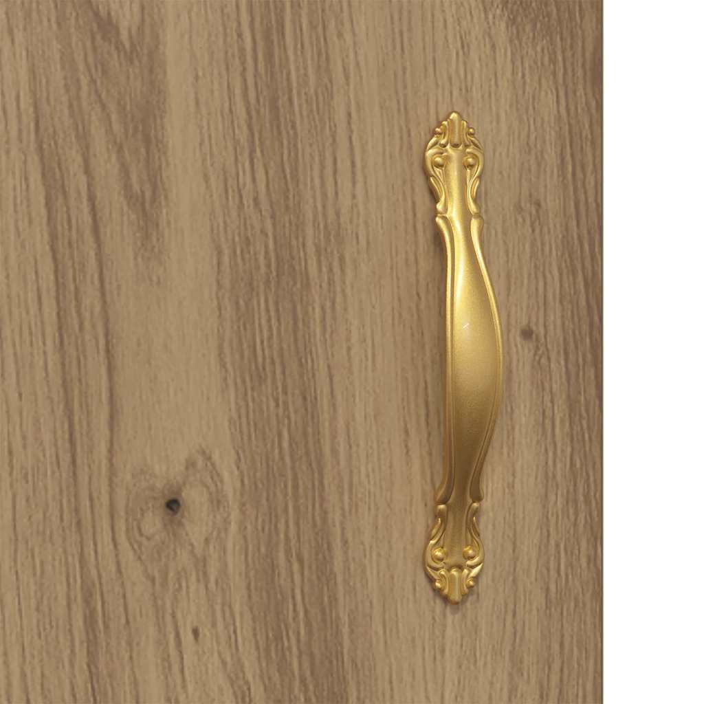 Wall Mounted Cabinet 2 pcs Artisan Oak Finish 69.5 x 34 x 90 cm