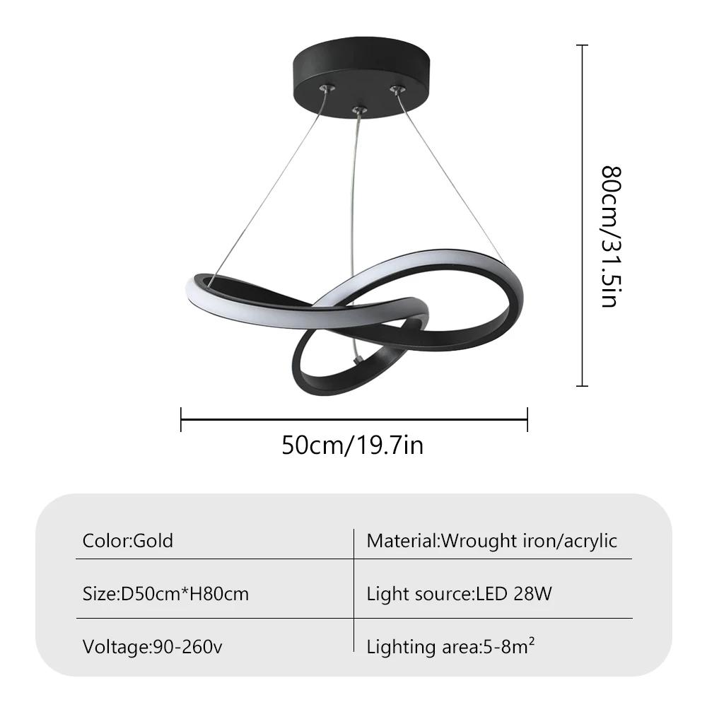 Modern Ceiling Lamp 40/50cm Tricolor light Ceiling Chandelier Bedroom Living Room Restaurant Indoor Home Decor LED Pendant Light